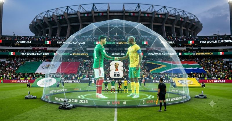 القنوات المجانية الناقلة لكأس العالم 2026 - مباراة المكسيك وجنوب أفريقيا