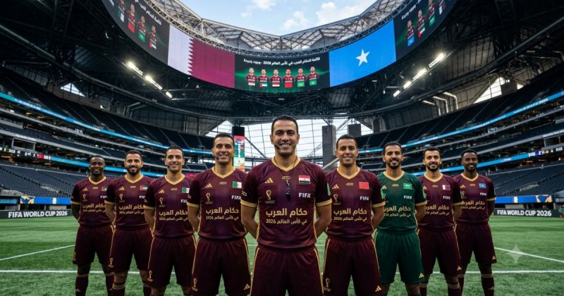 قائمة الحكام العرب في كأس العالم 2026 - وجوه جديدة