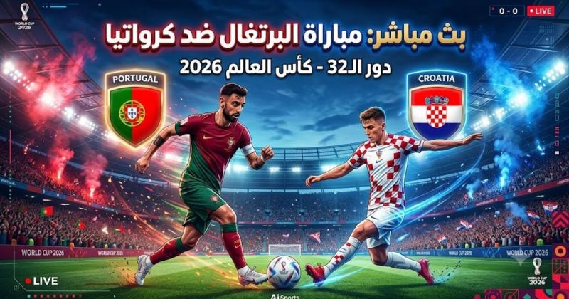 مباراة البرتغال وكرواتيا بث مباشر BeIN Sports MAX 2 Live - كرواتيا ضد البرتغال مباشر يلا شوت