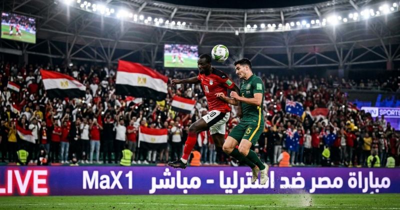 ماتش مصر ضد استراليا مباشر على بين سبورتس ماكس 1 لايف - استراليا ومصر يلا شوت
