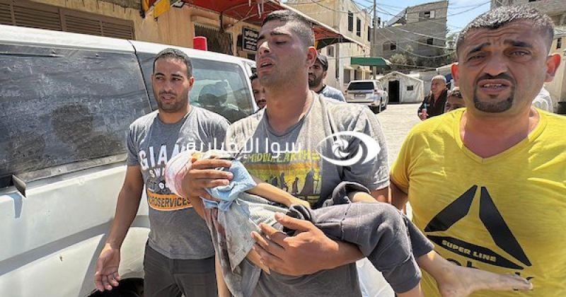 غزة - استشهاد طفل ومواطن وإصابة 18 آخرين في غارات جوية إسرائيلية