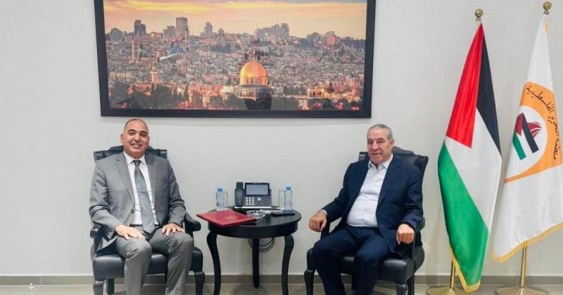 الشيخ يستقبل سفير المملكة المغربية لدى فلسطين