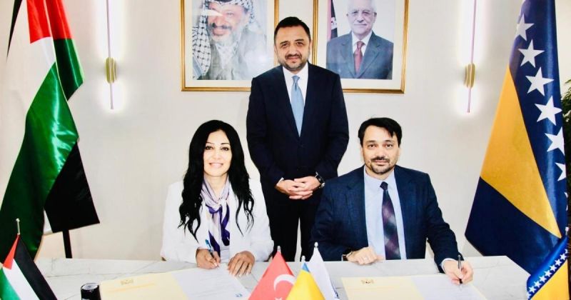 توقيع مذكرة تفاهم مع جامعة سراييفو بالبوسنة والهرسك لدعم طلبة فلسطين