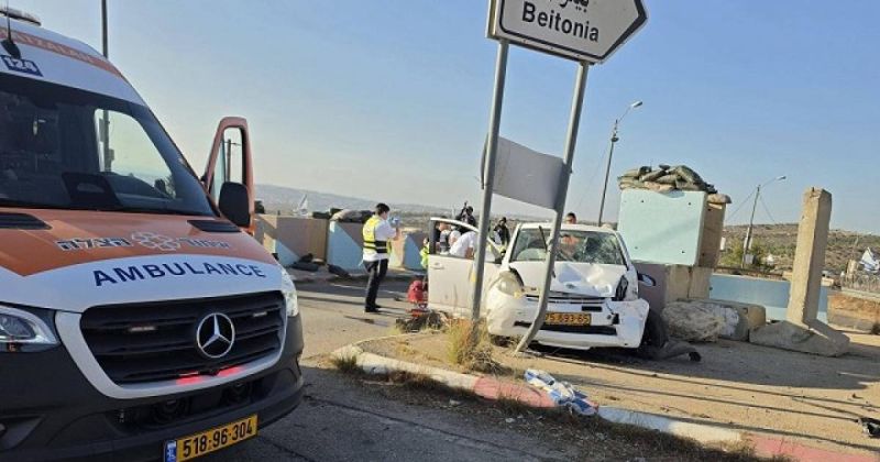 عملية دهس - استشهاد فلسطيني وإصابة جندي بجروح خطيرة غرب رام الله