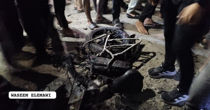 شهيدان في غارة إسرائيلية قرب مفترق الصناعة بغزة