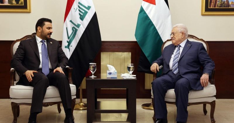 تفاصيل لقاء الرئيس عباس مع رئيس الوزراء العراقي 