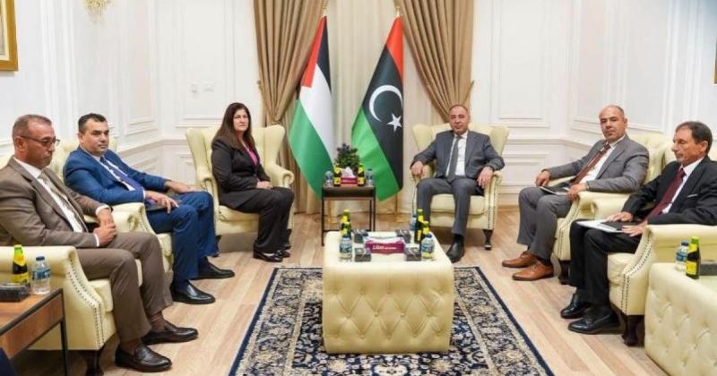 فلسطين وليبيا تتفقان على تشكيل لجنة مشتركة وتعيين سفير غير مقيم
