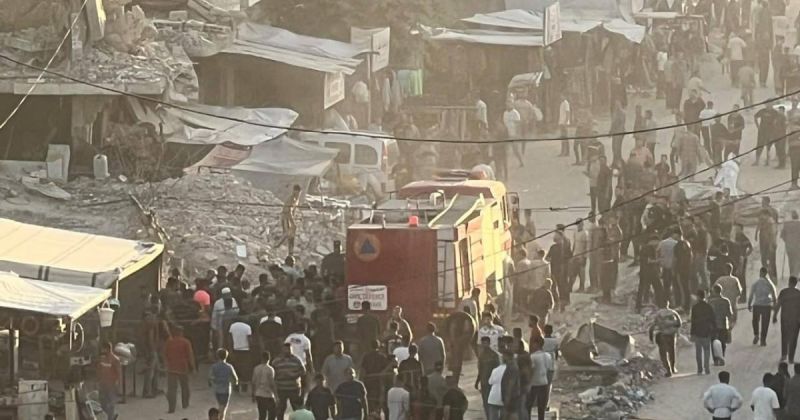 إصابة مواطنين بقصف من مُسيّرة إسرائيلية شمال مدينة غزة