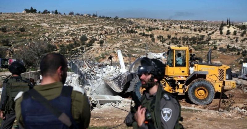 التربية: هدم الاحتلال جزءا من مدرسة شعب البطم جريمة بحق التعليم الفلسطيني
