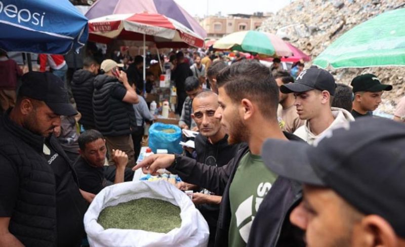 الملوخية... حيلة الغزيين للتدخين بسبب شحّ التبغ