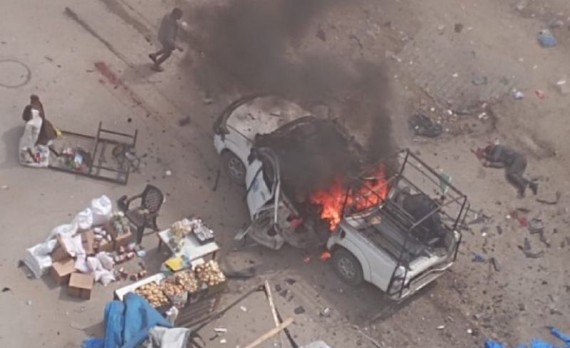 استشهاد 4 مواطنين بينهم طفل في استهداف صهيوني لمركبة شرطية بمدينة غزة