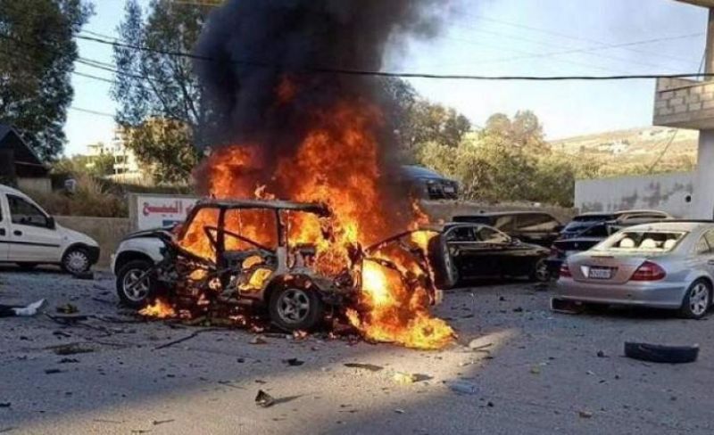 شهيد بقصف طيران الاحتلال مركبة في جنوب لبنان
