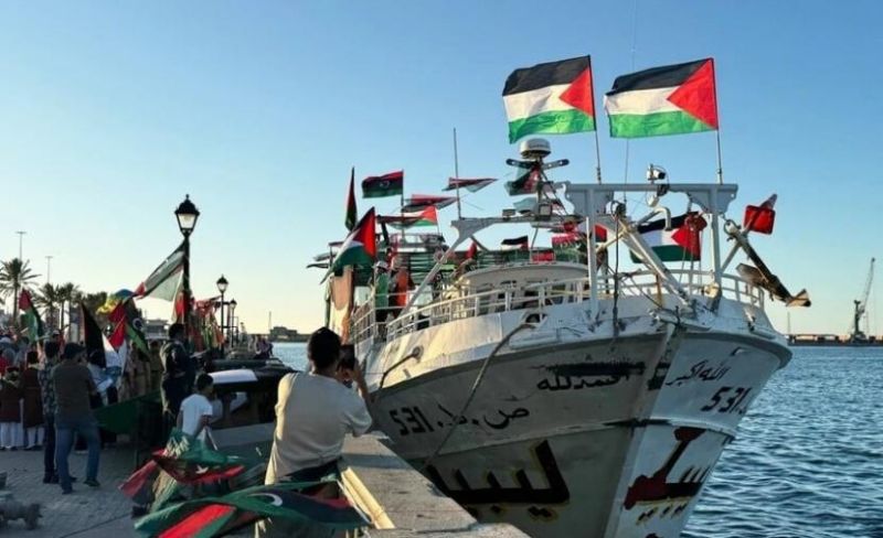 100 سفينة "أسطول الصمود" يصل صقلية في طريقه لكسر حصار غزة