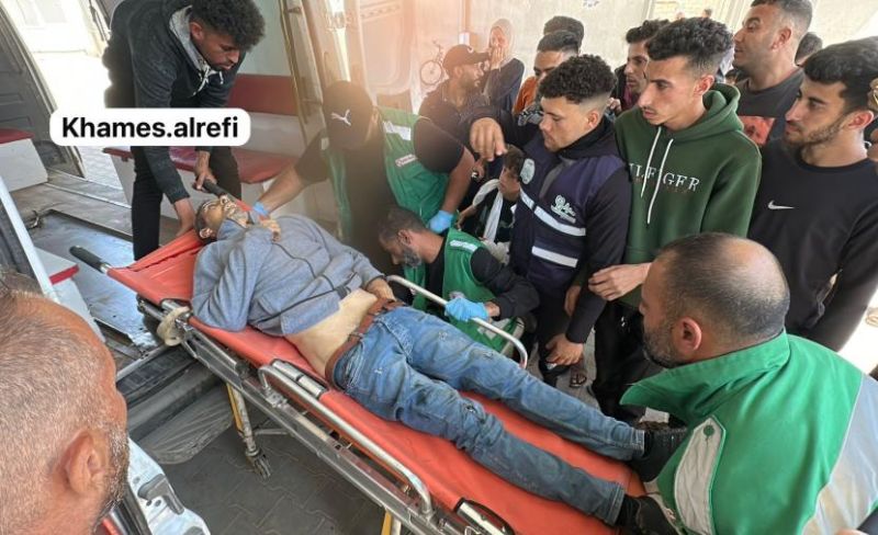 ارتقاء شاب برصاص قناصة الاحتلال وسط مخيم جباليا