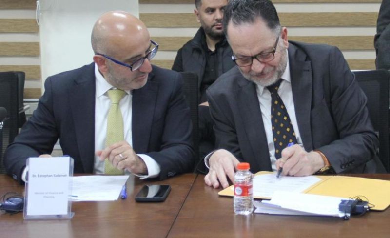 توقيع اتفاقيات إطلاق مشروع تجديد لمعالجة المياه العادمة شمال غرب جنين