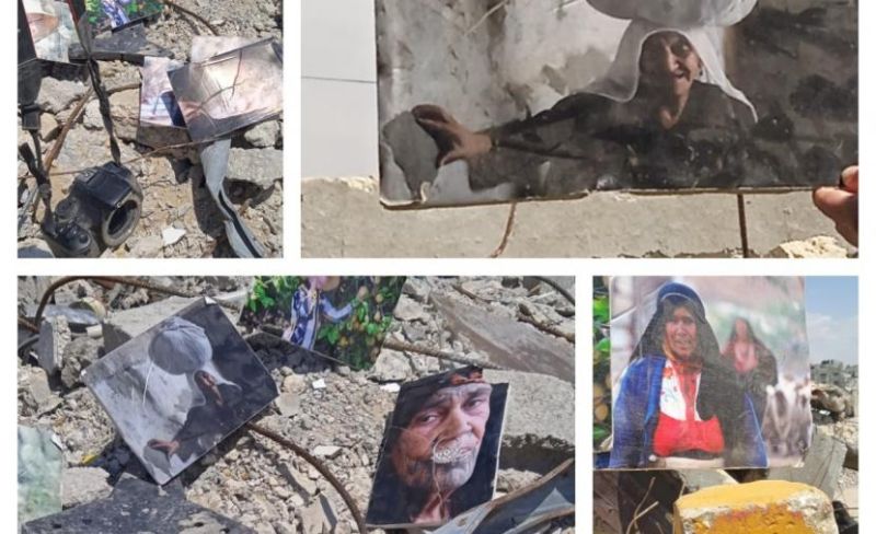 فقدان أرشيف يوثق النكبة بعد استهداف منزل صحفي بقطاع غزة