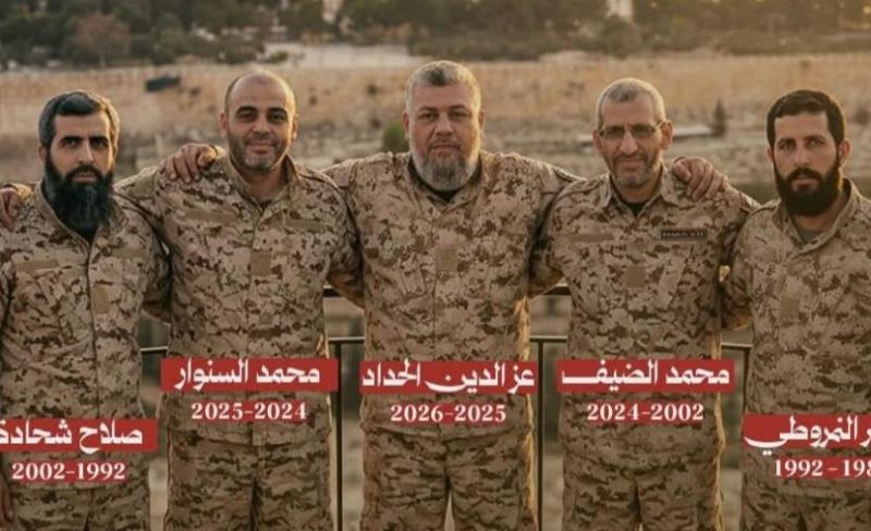تعرف على القادة العامّون لكتائب الشهيد عز الدين القسام