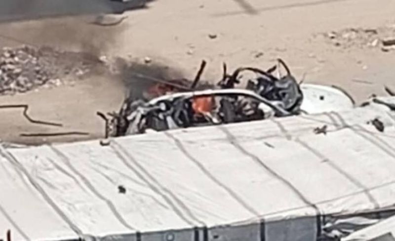 3 شهداء وإصابات جراء قصف مركبة مدنية غرب غزة