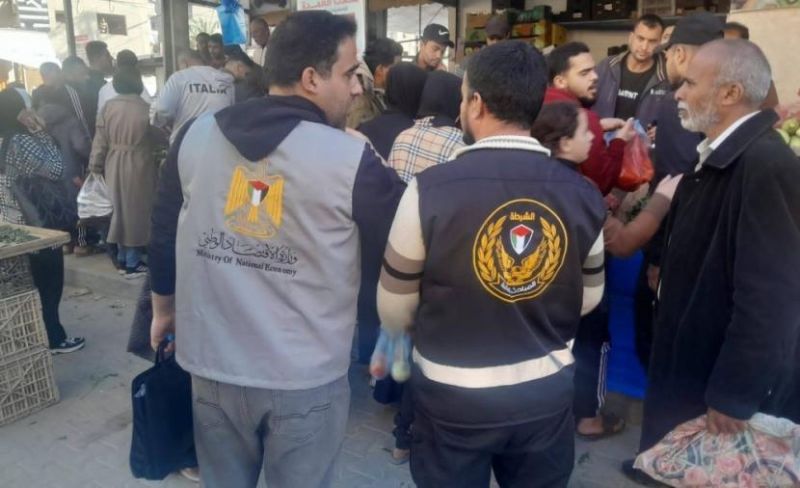 مباحث التموين تراقب أسواق غزة لضبط الأسعار