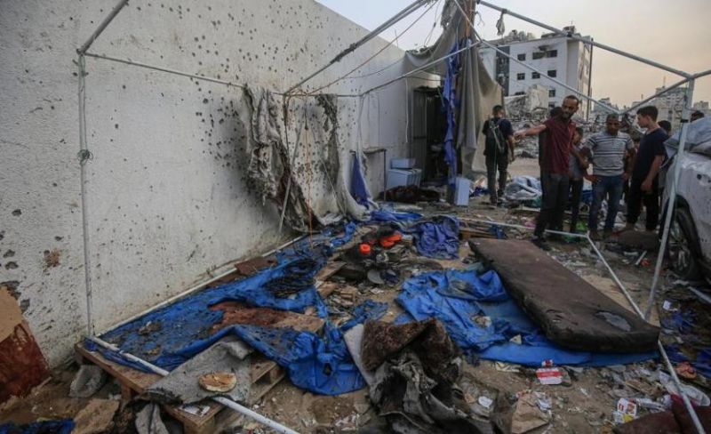 إصابات بينها حالات خطيرة بقصف مسيّرة صهيونية استهدف خيمة نازحين شمال غزة