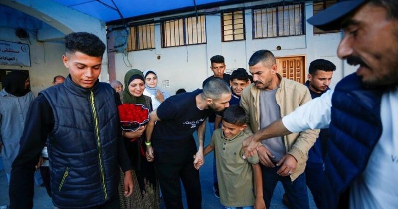 الافراج عن  5 أسرى فلسطينيين من قطاع غزة عبر معبر كرم أبو سالم.