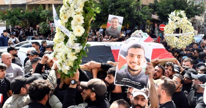 تشييع فلسطينيين اثنين في بيروت