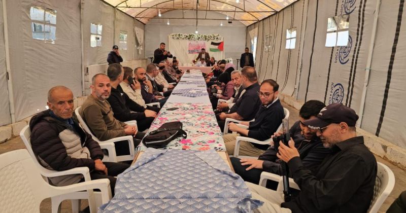 متحدثون في لقاء حواري بغزة: استهداف الأونروا جزء من مساعٍ لتصفية قضية اللاجئين والنيل من حق العودة والهوية الوطنية الفلسطينية