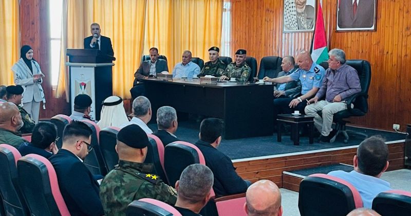 قلقيلية: حفل تكريم للعميد جمال اسيا.