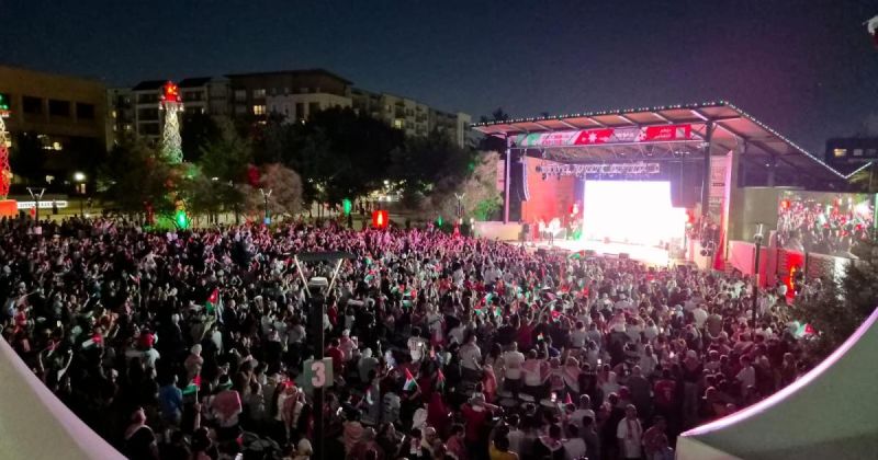 آلاف الجماهير بحفل صوت الأردن عمر العبداللات في مدينة دالاس