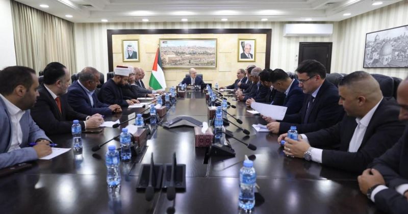 مصطفى يبحث مع وفد من بيت لحم خطة لإحياء برك سليمان وتعزيز صمودها وحمايتها