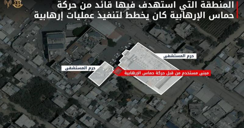 الجيش الإسرائيلي يعلن استهداف قائد في الجناح العسكري بدير البلح