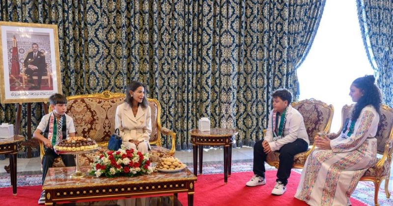 الرباط: الأميرة للا مريم تستقبل الأطفال المقدسيين المشاركين في مخيم "منارة السلام"