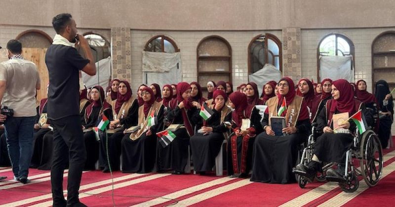 اختتام دورة مكثفة لتحفيظ القرآن الكريم  في خان يونس
