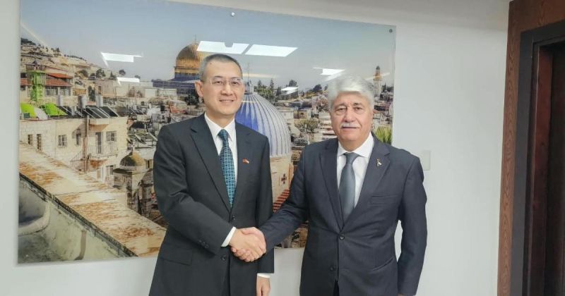 مجدلاني يلتقي السفير الصيني ويشيد بدعم بكين المتواصل للقضية الفلسطينية في المحافل الدولية