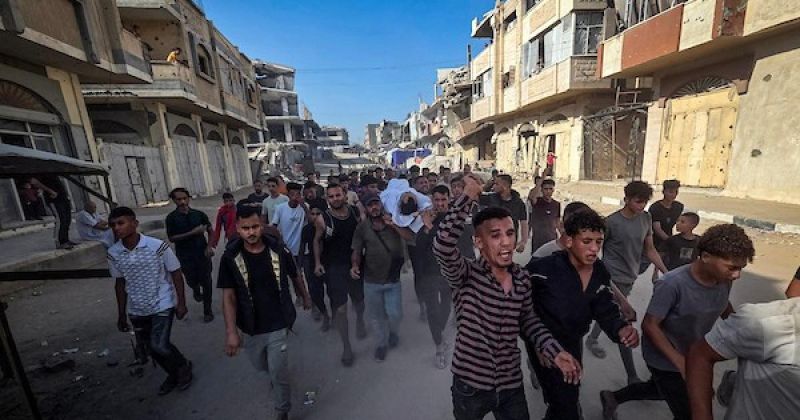 تشييع جثمان الشاب محمد عليان البيوك في خان يونس