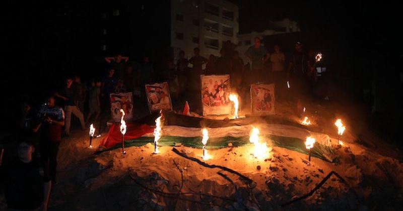 رفات 105 فلسطينيين انتُشلت من تحت أنقاض مبنى التاج في شارع اليرموك