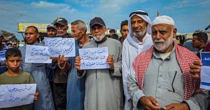 من خيام النزوح إلى المطالبة بالعودة.. فلسطينيو رفح يرفعون صوتهم في خان يونس مع اقتراب الشتاء