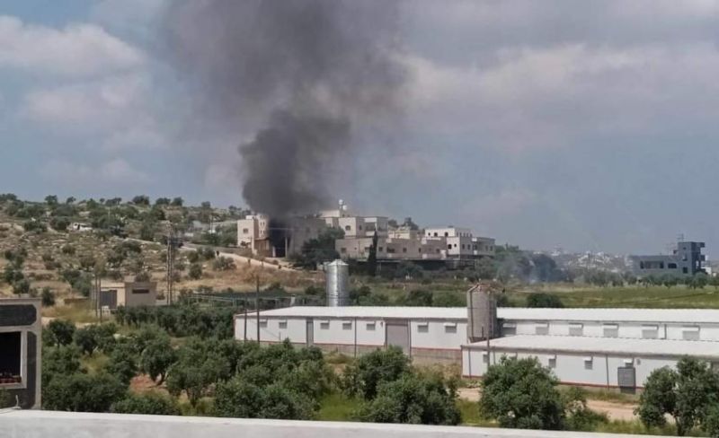 مستوطنون يحرقون منزلا في اللبن الشرقية جنوبي نابلس