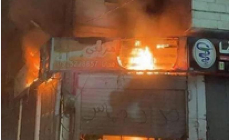 حريق بمنزل في رام الله بفعل إطلاق جنود الاحتلال قنابل غاز