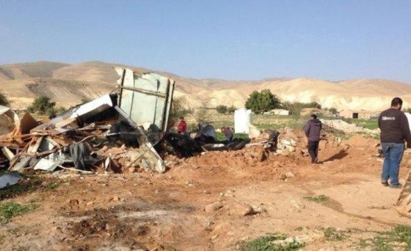الاحتلال يهدم بركسًا في بيت جالا غرب بيت لحم