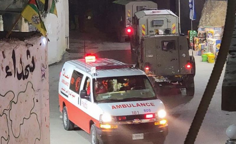 إصابتان برصاص قوات الاحتلال بمواجهات في مخيم العروب شمال الخليل
