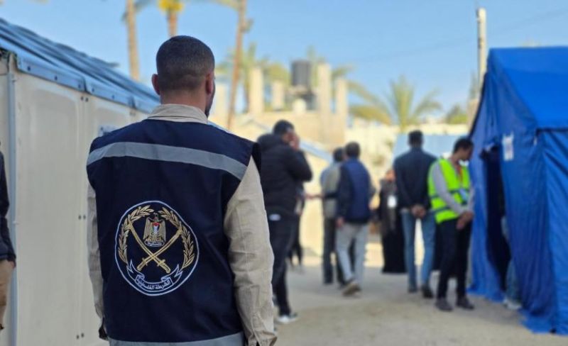 الشرطة تؤمن انتخابات بلدية دير البلح وسط القطاع