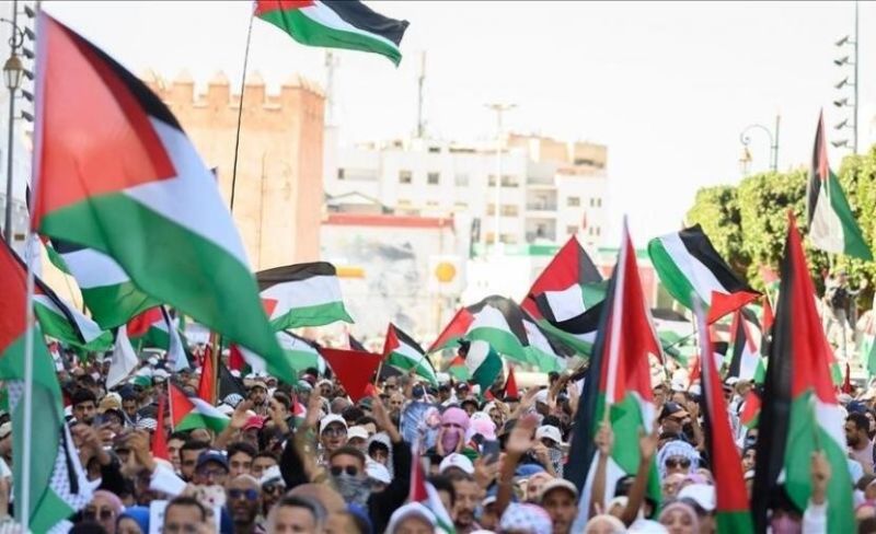 آلاف المغاربة يحيون يوم الأسير الفلسطيني ويرفضون قانون الإعدام