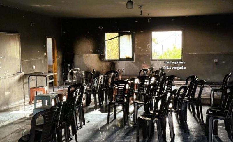 مرداوي: إحراق مسجد في جيبيا يعكس إرهاب المستوطنين المنظم