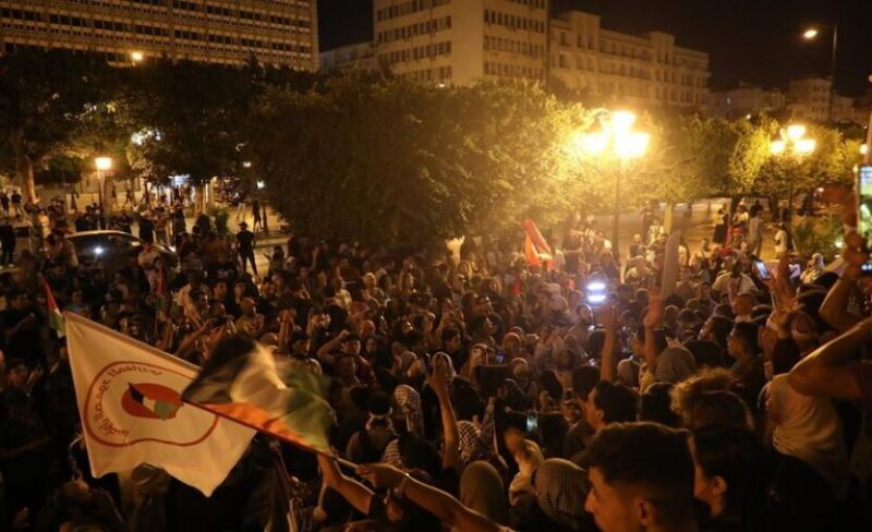 وقفة في تونس دعمًا لمبادرات كسر حصار غزة وتنديدًا بخروقات الاحتلال
