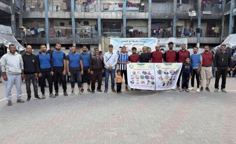 جباليا تعود لممارسة لعبة كرة الطائرة