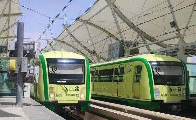قطار المشاعر المقدسة بالسعودية يستعد لنقل أكثر من مليوني حاج