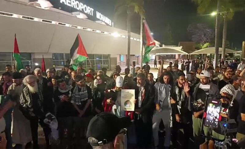 المغرب.. استقبال حافل لناشطين مغاربة من "أسطول الصمود"