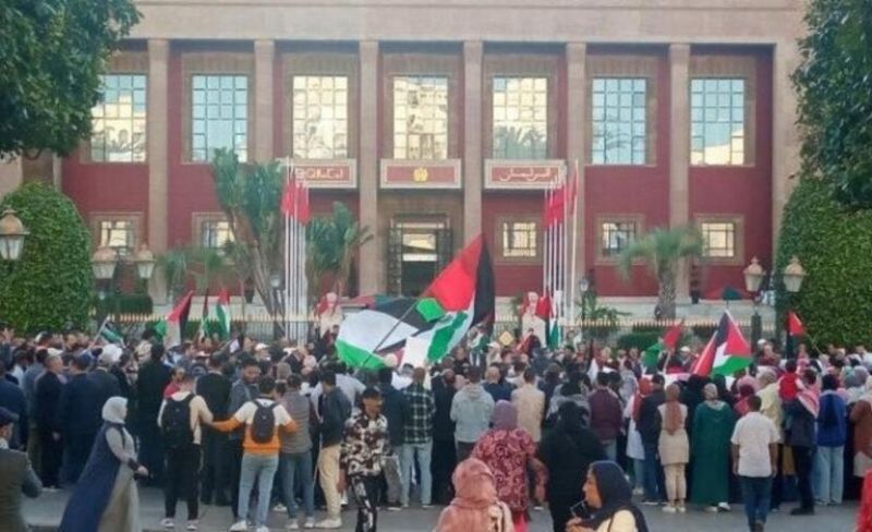 وقفة بالرباط تطالب بالإفراج عن 10 مغاربة ضمن "أسطول الصمود"