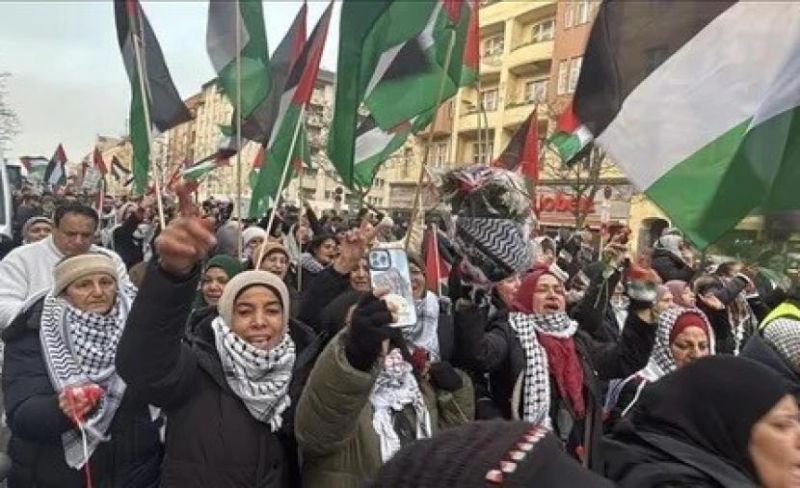 الآلاف في برلين ينددون بالعدوان على غزة ولبنان